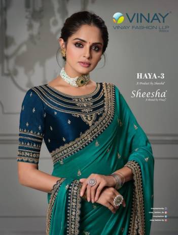 Sheesha Haya Vol 3 By Vinay Designer Saree Collection